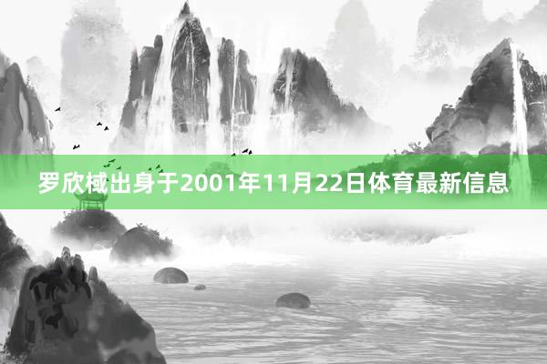 罗欣棫出身于2001年11月22日体育最新信息